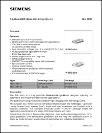 datasheet for TLE4207G by Infineon (formely Siemens)