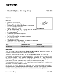 datasheet for TLE4208G by Infineon (formely Siemens)