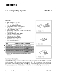 datasheet for TLE4261-2G by Infineon (formely Siemens)