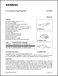 datasheet for TLE4267 by Infineon (formely Siemens)