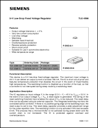 datasheet for TLE4268GS by Infineon (formely Siemens)