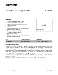 datasheet for TLE4278G by Infineon (formely Siemens)
