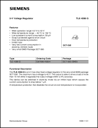 datasheet for TLE4286G by Infineon (formely Siemens)