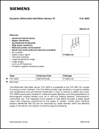 datasheet for TLE4923 by Infineon (formely Siemens)