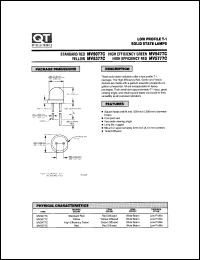 datasheet for MV5377C by 