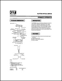 datasheet for OPB866T51 by 