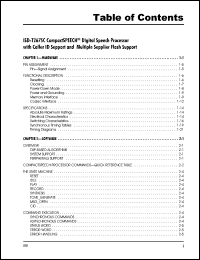 datasheet for ISD-T267SC/Q by Information Storage Devices, Inc.