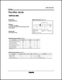 datasheet for 1SR153-400 by ROHM