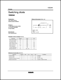 datasheet for 1SS244 by ROHM