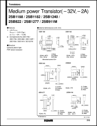 datasheet for 2SB911M by ROHM