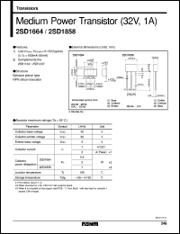 datasheet for 2SD1664 by ROHM