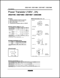 datasheet for 2SD2195 by ROHM