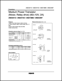 datasheet for 2SD2212 by ROHM