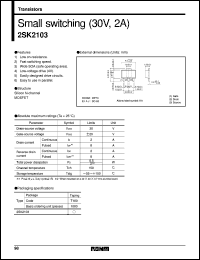 datasheet for 2SK2103 by ROHM