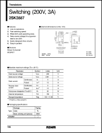 datasheet for 2SK2887 by ROHM