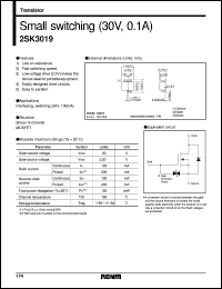 datasheet for 2SK3019 by ROHM