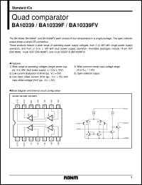 datasheet for BA10339 by ROHM