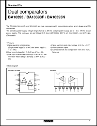 datasheet for BA10393 by ROHM