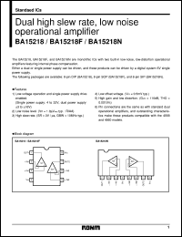 datasheet for BA15218 by ROHM