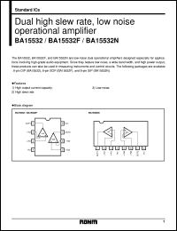 datasheet for BA15532 by ROHM
