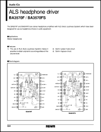 datasheet for BA3570F by ROHM