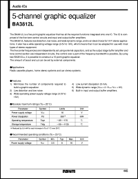 datasheet for BA3812L by ROHM