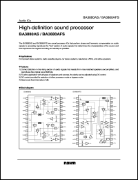 datasheet for BA3880AS by ROHM