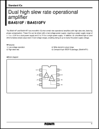 datasheet for BA4510F by ROHM