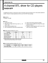 datasheet for BA5915FP by ROHM