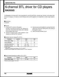datasheet for BA5936S by ROHM