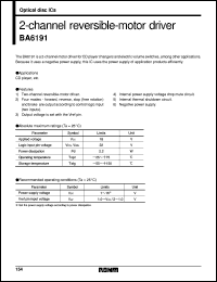 datasheet for BA6191 by ROHM
