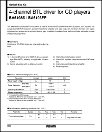 datasheet for BA6198S by ROHM