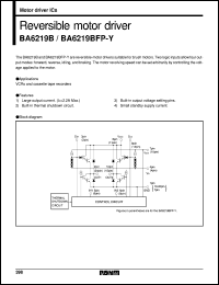 datasheet for BA6219B by ROHM