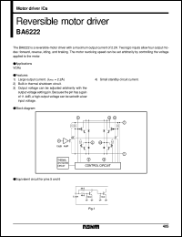 datasheet for BA6222 by ROHM
