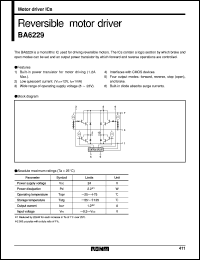 datasheet for BA6229 by ROHM