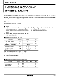 datasheet for BA6285FS by ROHM