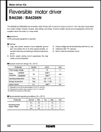 datasheet for BA6286 by ROHM