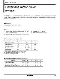 datasheet for BA6287F by ROHM