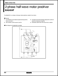 datasheet for BA6404F by ROHM