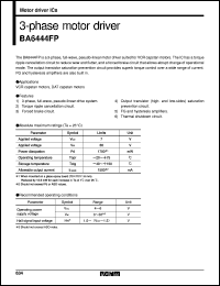 datasheet for BA6444FP by ROHM