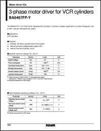 datasheet for BA6467FP-Y by ROHM