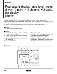 datasheet for BA6810F by ROHM