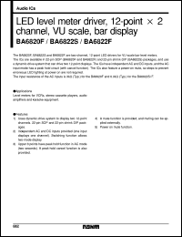 datasheet for BA6822F by ROHM