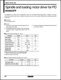 datasheet for BA6852FP by ROHM