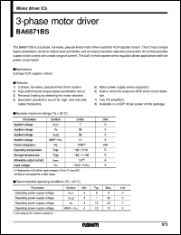 datasheet for BA6871BS by ROHM