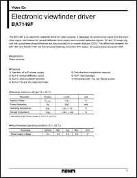datasheet for BA7149F by ROHM
