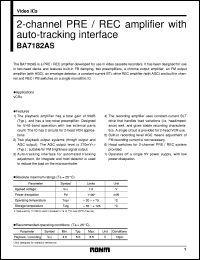 datasheet for BA7182AS by ROHM
