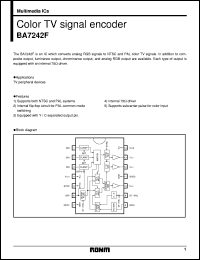 datasheet for BA7242F by ROHM