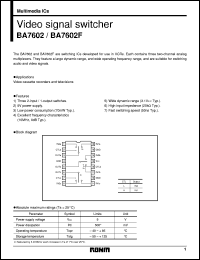 datasheet for BA7602 by ROHM