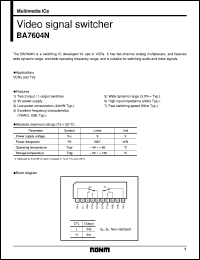 datasheet for BA7604N by ROHM